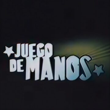 Tipografía del título del corto Juego de Manos