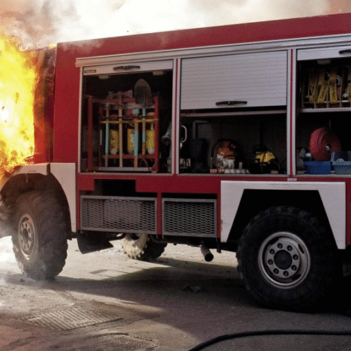 Efectivos del cuerpo de bomberos intervienen con celeridad para sofocar un incendio de considerable magnitud, desplegando todos sus recursos en una escena de tensión y urgencia.