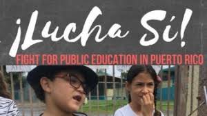 Imagen del documental ¡Lucha Sí! Por la educación pública