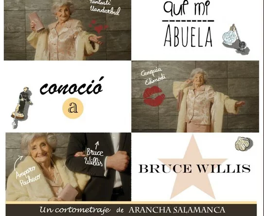 portada del film El Día Que Mi Abuela Conoció a Bruce Willis